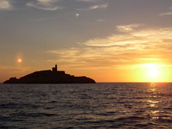 Portoferraio scoglio tramonto